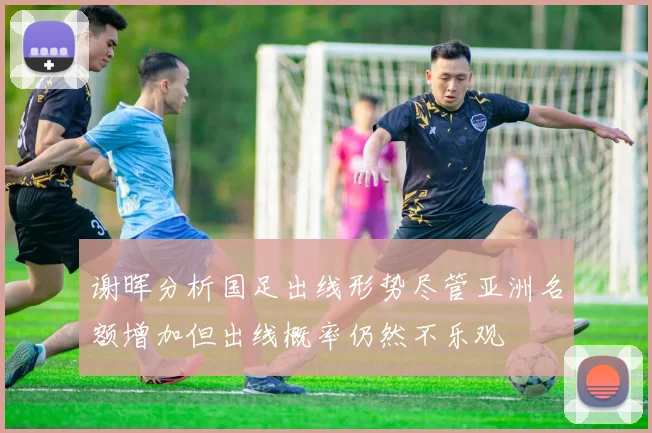 谢晖分析国足出线形势尽管亚洲名额增加但出线概率仍然不乐观